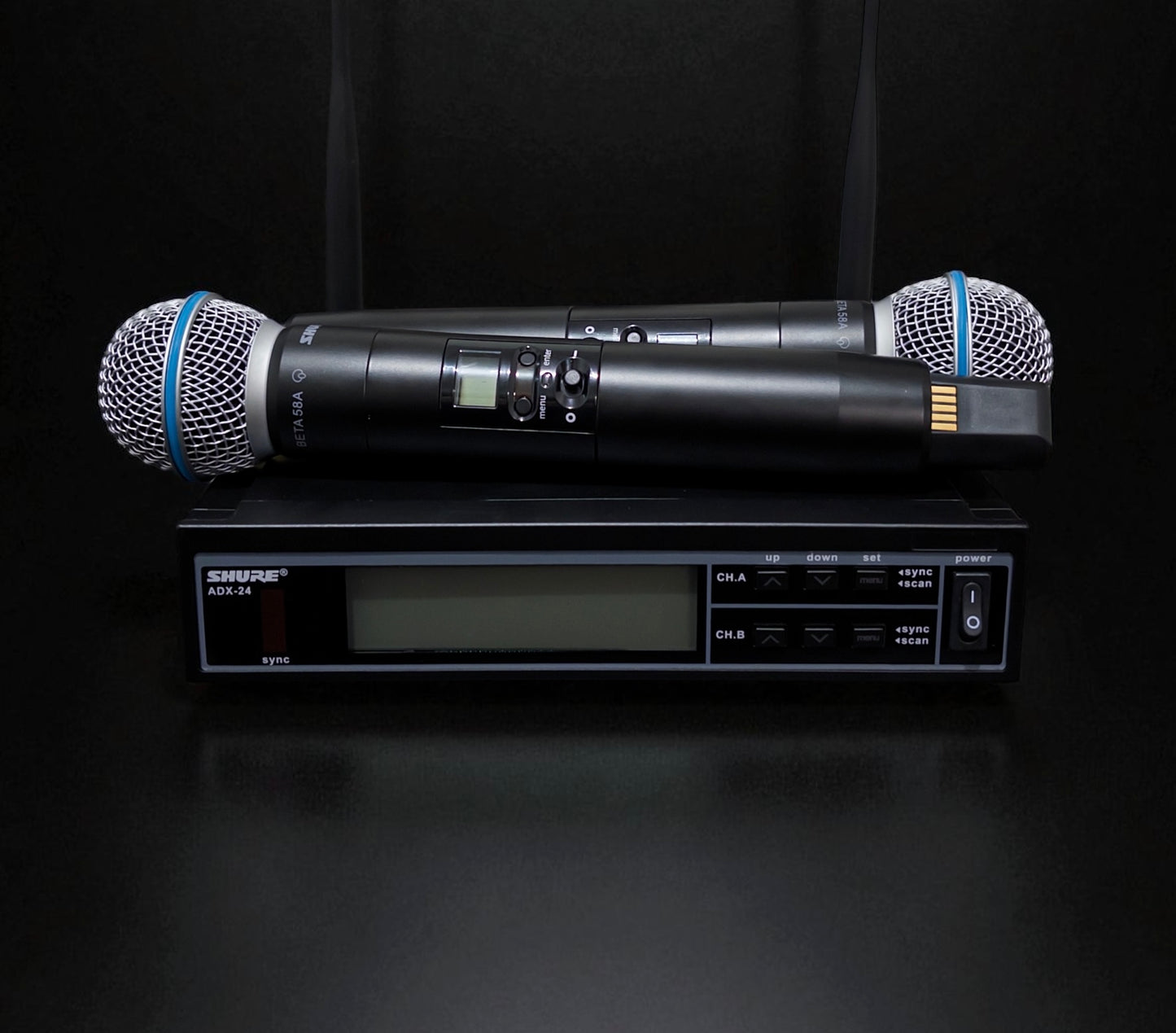 Microfone sem fio duplo Shure Adx-24