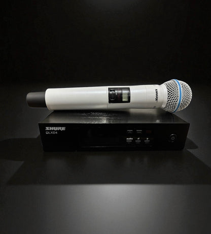Microfone sem Fio Shure Qlxd24/Beta58 - Branco