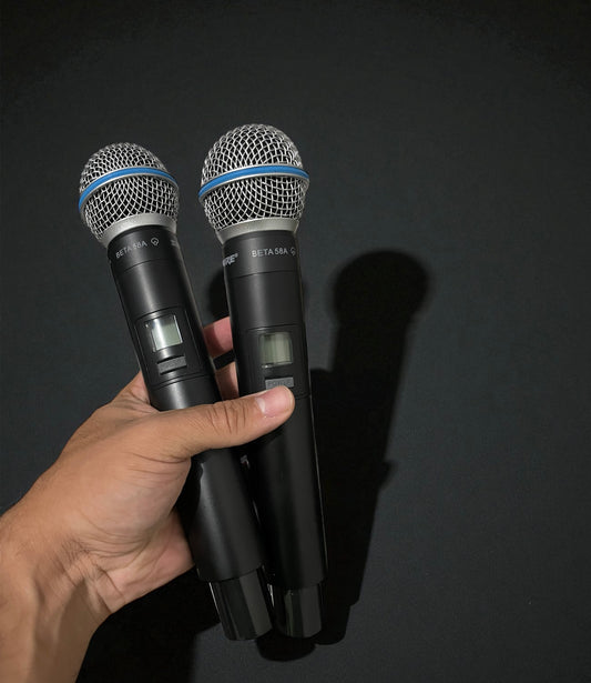 Microfone sem fio duplo Shure Glxd4