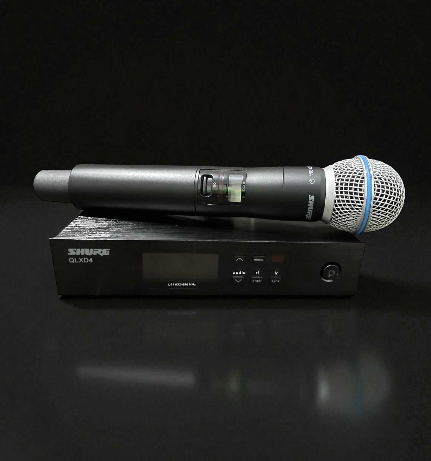 Microfone sem Fio Shure Qlxd24/Beta58